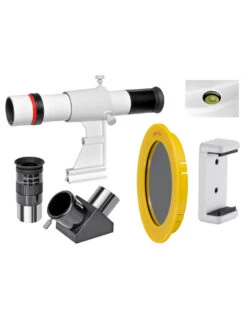 Lunette Astronomique Bresser Messier AR-90L/1200 EXOS-2 EQ5 -Équipement De Télescope lunette astronomique bresser messier ar 90l1200 exos 2 eq5 4